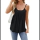 thumbnail image 2 of Camisetas Sin Mangas para Mujer, Top de Verano con Tirantes Finos, Camisa Holgada para Vacaciones en la Playa, Informal, 2025 Negro M, 2 of 9