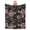 50x40, variant on Gothic Blanket, Floral and Bat Flannel Throw Blankets 50x40