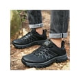 thumbnail image 6 of Frontwalk Mens Hiking Shoe Sport Walking Shoes Comfort Sneakers Climbing Lightweight Trekking Sneaker Men's Breathable Black 7.5, 6 of 9