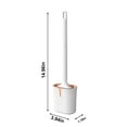thumbnail image 3 of OAVQHLG3B Silicone Toilet Brush With Holder, Bathroom Toilet Brush Holder Set, Silicone Toilet Cleaning Brush For Deep-Cleaning, 3 of 6