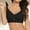 Black, variant on Seamless Comfort Bra for Daily Casual Wear Wirefree Bralette with Light Support and Soft Everyday T Shirt Style for All Seasons