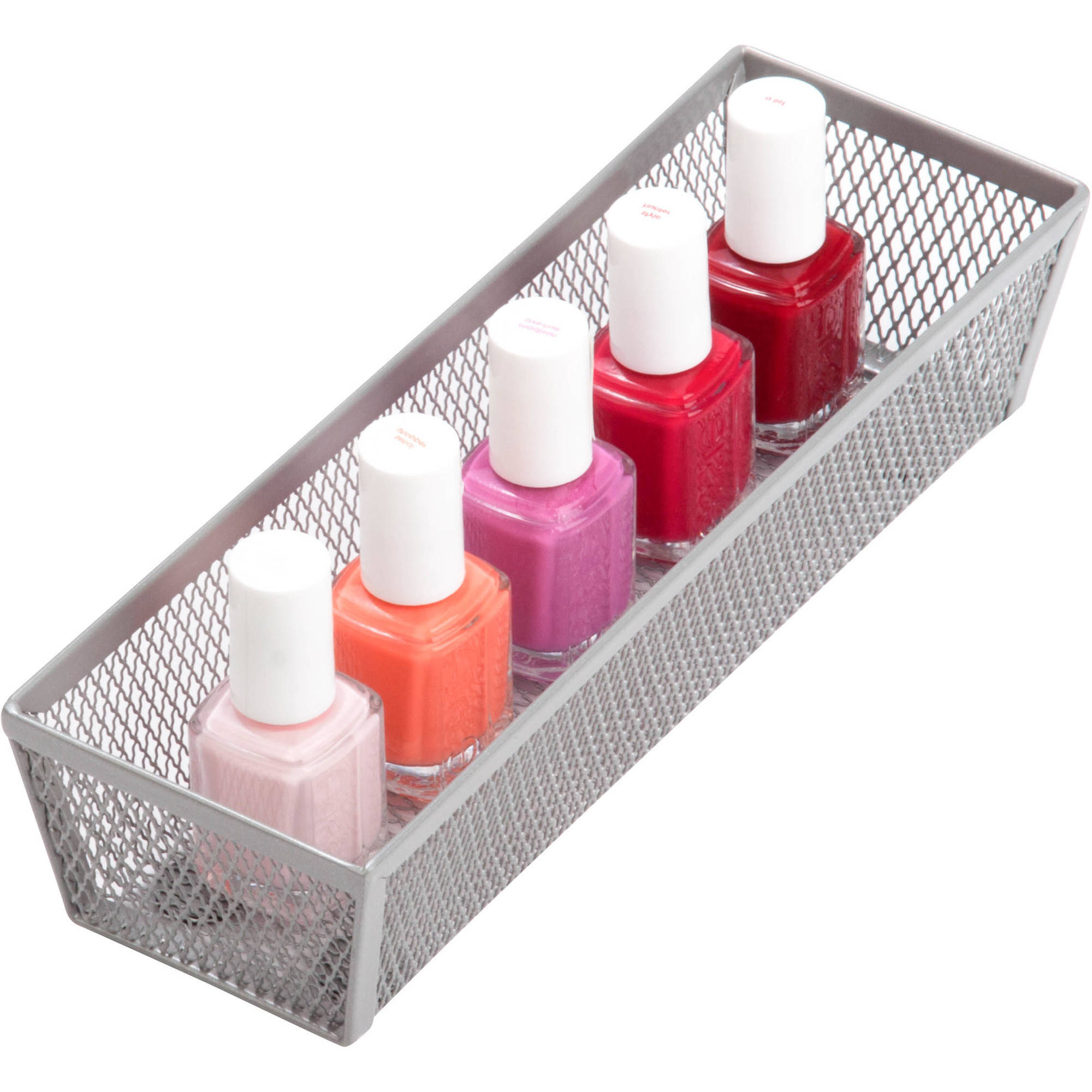 Stainless Steel Mesh Drawer Organizer Tray Cutlery Flatware Office Supplies Home eBay