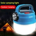 thumbnail image 6 of Kezqiaxn LED Tent Light Portable Flashlight Outdoor Camping Light Solar Powered USB Charging Camping Tent Lantern With 6 Light Modes Ip65 Hanging Tent Lights for Outside Blue, 6 of 6