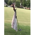 thumbnail image 4 of Mobile Pro Shop World's Premium V-Shaped Golf Club Stand - Durable Stainless Steel Holder Keeps Clubs Clean, Dry & Visible (Black), 4 of 4