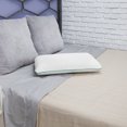 thumbnail image 4 of BioPEDIC Fresh And Clean Classic Comfort Memory Foam Pillow With Antimicrobial Ultra-Fresh Treated Fabric -White, With Premium Memory Foam, Supportive, Certipur-Us Certified, Standard, 24"L X 16"W, 4 of 4