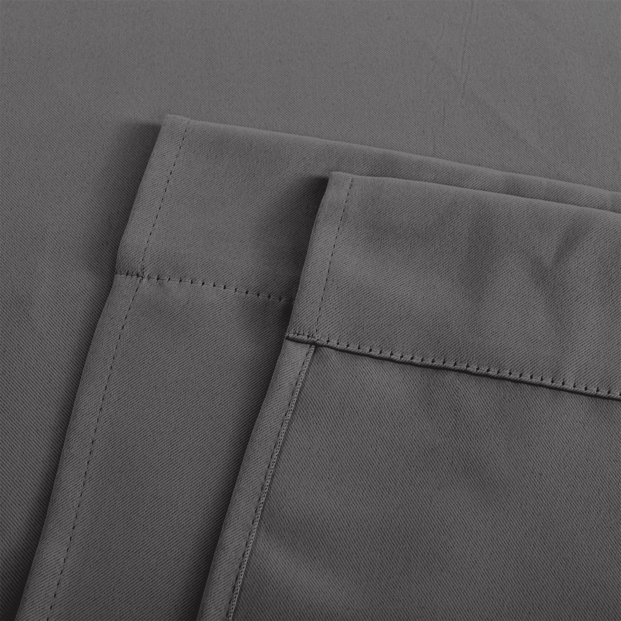 NICETOWN Blackout Curtain for Bathroom, Adjustable Tie Balloon Roman Blackout Curtain Rod Pocket Thermal Insulated Room Darkening Window Treatment, Grey, 52"x63", 1 Panel