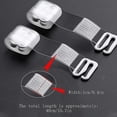 thumbnail image 2 of Tirantes Invisibles Para Sujetador YONGSHENG 8 pares 40cm De silicona Transparentes suaves, 2 of 5