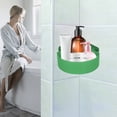 thumbnail image 5 of JASKFLY Shower Caddy - No-Drill Hanging Storage Basket for Shampoo & Toiletries, Rust-Resistant Plastic Organizer for Bathroom & Shower Stall,5.71x5.71x2.56in(Green), 5 of 6