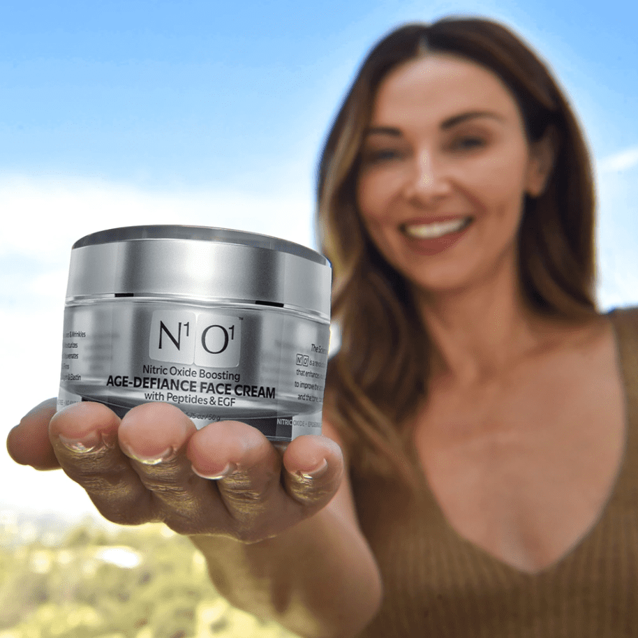 N1O1 Age-Defiance Moisturizer Face Cream with Nitric Oxide Collagen Elastin Booster, 1.75 oz
