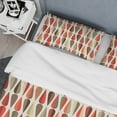 thumbnail image 4 of Designart « Gouttes Abstraites Rétro IV » Ensemble de Housse de Couette Style Mi-Siècle, 4 of 4