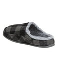 thumbnail image 4 of Deer Stags Unisex Nordic Plaid Slipper - Grey/Black - 7 Medium, 4 of 9
