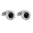 thumbnail image 1 of Gemelos de cristal azul para Hombre Hugo, 1 of 7