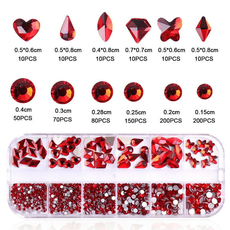 Mixed Shapes Glass Rhinestones Sew on Crystal Gems Flatback for Jewelry  Crafts Clothes Shoes - style 2