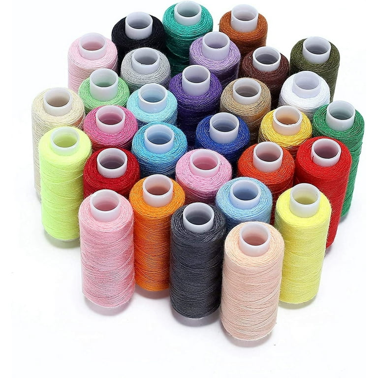 Casewin Sewing Thread Assortment Coil 30 Color 250 Yards Each Polyester  Thread Sewing Kit All Purpose Polyester Thread for Hand and Machine Sewing  