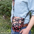 thumbnail image 5 of USA Gear Neoprene Camera Sleeve (Large) for Mid-Size SLRs with Zipper Pocket & Belt Loop (Floral), 5 of 9