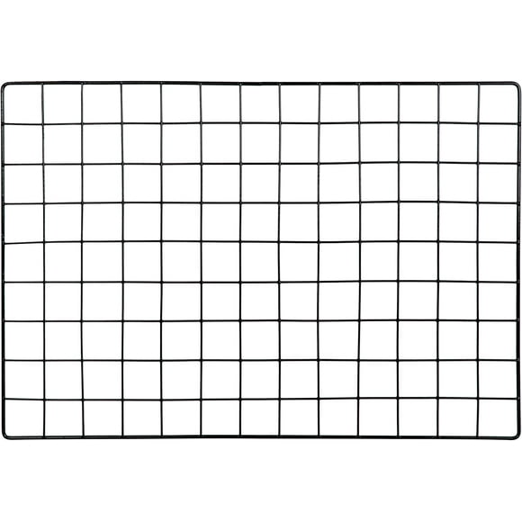 Hweilai Wall Grid, Grid Panel, Photo Display Board, Decorative Wall Grid, Photo Grid, Hanging, 65 x 45 cm, Black