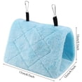 thumbnail image 4 of PENGXIANG Winter Warm Bird Nest House Shed Hut Hanging Hammock Finch Cage Plush Fluffy Birds Hut Hideaway for Hamster Parrot Macaw Budgies Eclectus Parakeet Cockatiels Cockatoo Lovebird, 4 of 7