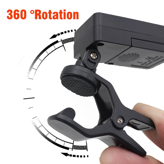 Sintonizador electrónico IRIN T-100 con Clip para guitarra cromática, bajo, violín, ukelele
