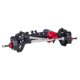 thumbnail image 1 of Vogacara Eje delantero CNC de aleación de aluminio 1/10 para pieza de coche Axial SCX10 RC, accesorios de coche RC, piezas de repuesto, pieza Kits de construcción modelo Negro, 1 of 6