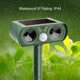 thumbnail image 3 of Repelente ultrasónico JM de plagas de animales con energía solar recargable para jardín gato perro resistente al agua, 3 of 5