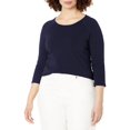 thumbnail image 1 of Remera Hanes de Mujer con Mangas Raglán Azul Marino Talle XX-Large, 1 of 6