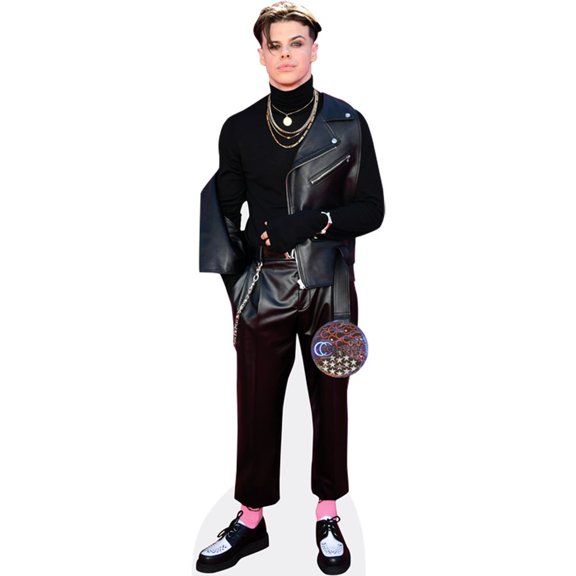 Yungblud (Black Outfit) Mini Cardboard Cutout Standee