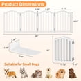 thumbnail image 4 of Puerta para Perros Snughome Interior de 40 cm de Alto con 4 Paneles Independientes en Blanco, 4 of 8