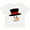 AA-White, variant on Inktastic Snowman with Top Hat and Carrot Nose Boys or Girls Toddler T-Shirt
