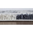 thumbnail image 6 of Vienna 3x5    Geometric  Shaggy Area Rug  G3716 in White Grey, 6 of 6