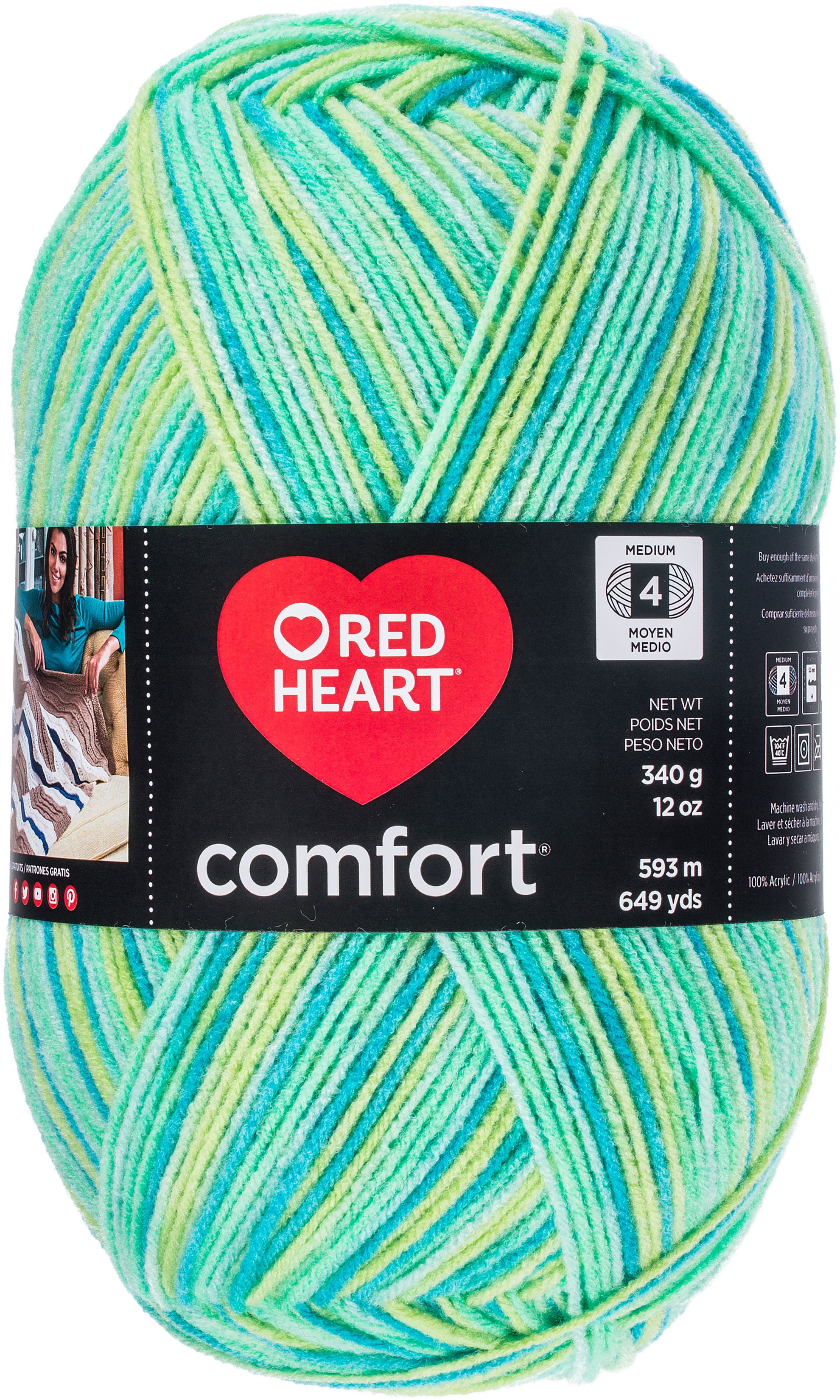 Red Heart Comfort YarnMints Print