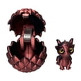 thumbnail image 2 of 2026 10 PCS Small 3D Dragon Eggs with Dragon Inside, Mini flying Dragons with eyes and wings，Easter Basket Stuffers Mini Animal Easter Egg Set ，Unique Cute Easter Basket Essentials for Adults Red, 2 of 9