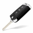 thumbnail image 5 of for Volkswagen Skoda SEAT Key Fob Shell HU66 Big Blade 3 Button Flip Key Case Replacement No Electronics, 5 of 11