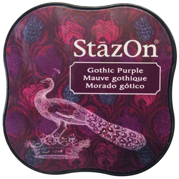 StazOn Midi Ink Pad-Gothic Purple