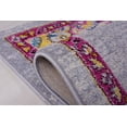thumbnail image 3 of Ladole Rugs Geode Antique Style Polypropylene Indoor Durable Traditional Mat Rug Carpet Tapis in Pink Grey, 3 of 4