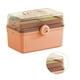 thumbnail image 4 of Caja de almacenamiento de medicamentos de 3 capas, caja de medicamentos portátil impermeable a prueba de golpes de gran capacidad para el hogar al aire libre Sakura Pink, 4 of 12