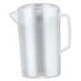 thumbnail image 4 of Jarra de agua de plástico para PC, resistente a altas temperaturas, con tapa y escala para mezclar bebidas, para limonada, té helado, transparente, 3500 ml, 4 of 14