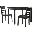 thumbnail image 2 of OSP Everidge Dining Table, Black Finish, 2 of 2