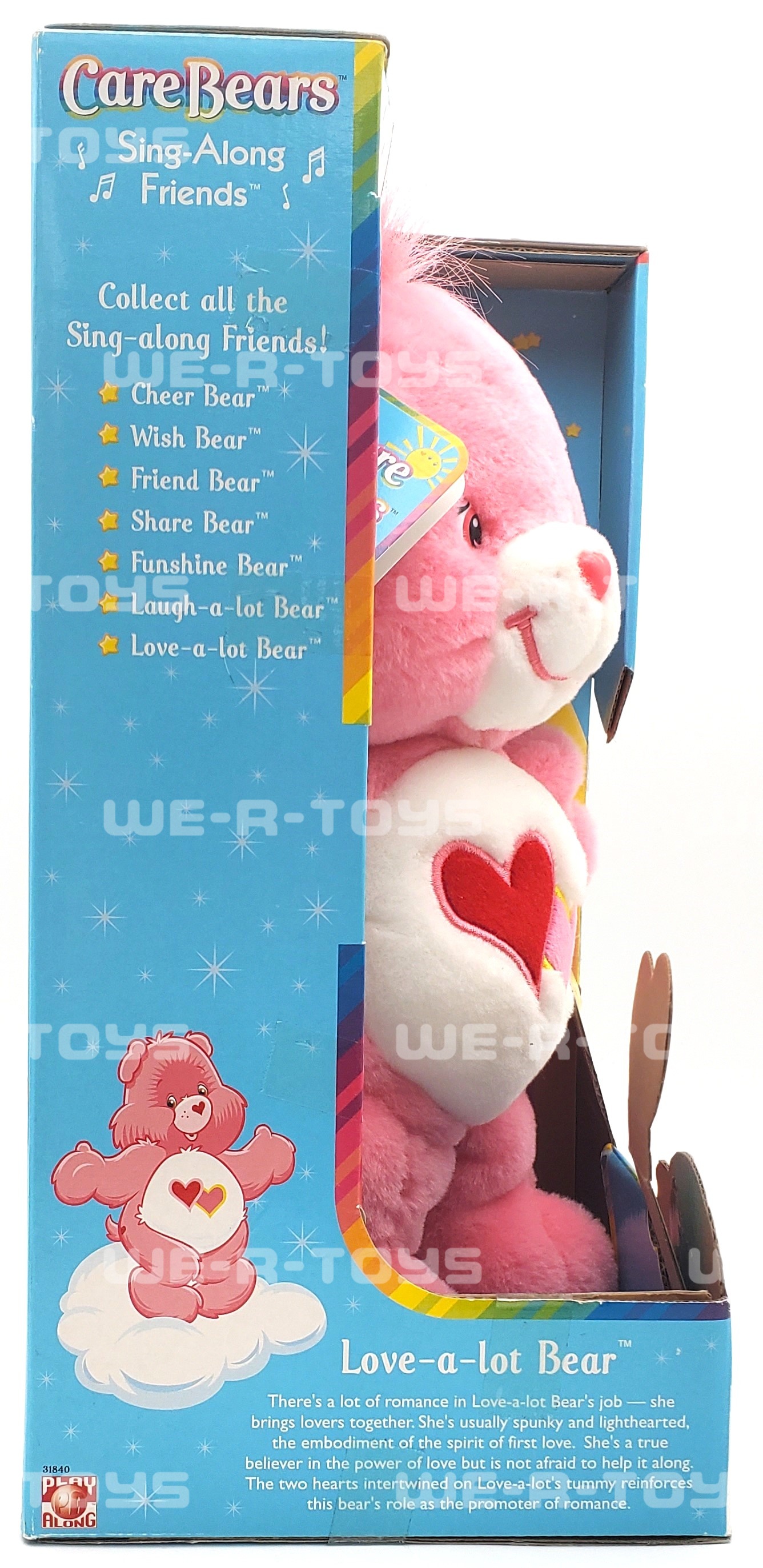 Care Bears Sing-Along Friends Wish Bear Plush Play Along 2003 No. 31843 NEW  - We-R-Toys