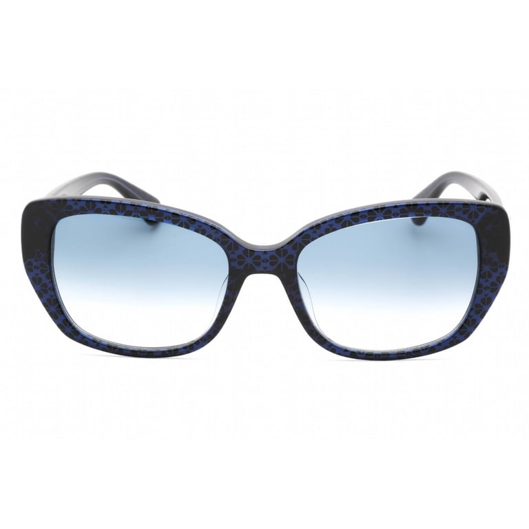 Kate Spade Kenzie/G/S Full Rim Rectangular Blue Sunglasses  display picture 3