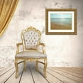 thumbnail image 3 of Frank, Assaf 24x19 Gold Ornate Wood Framed with Double Matting Museum Art Print Titled - Word Freedom written in sand on the beach, 3 of 4