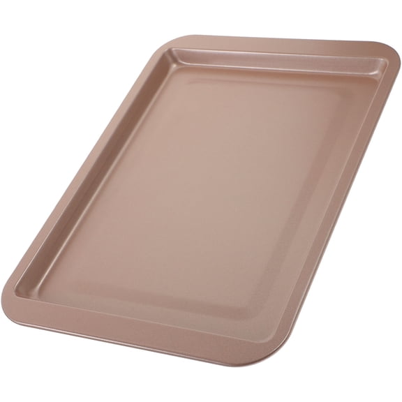 Luxshiny Nonstick Carbon Steel Baking Tray for Oven Rose Gold Cookie Pan