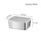thumbnail image 3 of Contenedor de Alimentos con Tapas, Contenedor de Comida Reutilizable Acero Inoxidable, apto para Horno Congelador Lavavajillas, 650ml, para Cocina, Resistente, Organizador de Comida, para, 3 of 5