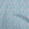 thumbnail image 1 of oneOone Viscose Chiffon Medium Blue Fabric Floral Sewing Craft Projects Fabric Prints By Yard 42 Inch Wide, 1 of 4