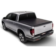 Truxedo 539801 Tonneau Cover Lo Pro QT ® Soft Roll-Up Hook And Loop; Lockable Using Tailgate Handle Lock; Black; Vinyl