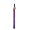 thumbnail image 5 of Class Act Graduation Graduation Tassel - 2021 - Silver Charm - 2 Color, Black / Dark Green, 5 of 9