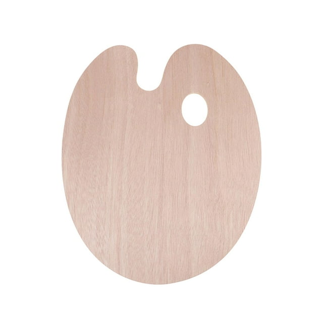 Wood Painting Palette Board School Project Drawing Paints Color Mixing