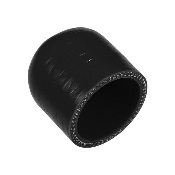 Unique Bargains 1 Pcs 30mm Length 38mm/1.50" ID Black Silicone Rubber Hose End Cap Silicone Reinforced Blanking Cap