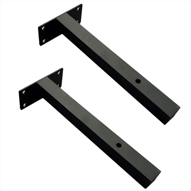 2 Estantes de Pared de Hierro, Soporte Flotante Resistente, Tablero Negro, para el Hogar, la Oficina, la Cocina, Estante de Almacenamiento, Repisa para Zapatos.