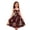 #A04-Deep Red, variant on Girls Christmas Dresses 7-8 Funny Glitter Snowflake Midi Dress for Girls Cute Spaghetti Straps A-Line Dress Clothes for Girls Sleeveless Holiday Swing Dress Outfits
