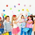 thumbnail image 6 of Joyfy 24 Pcs Bouncy Balls Party Favors for Kids 6 Styles 32mm Mixed Color Rubber Bouncing Balls Toys Bulk Small Gift for Classroom Prize, Goodie Bags Stuffers, 6 of 9